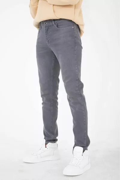 Jeans Slim Fit Grinçage Lycra Homme 