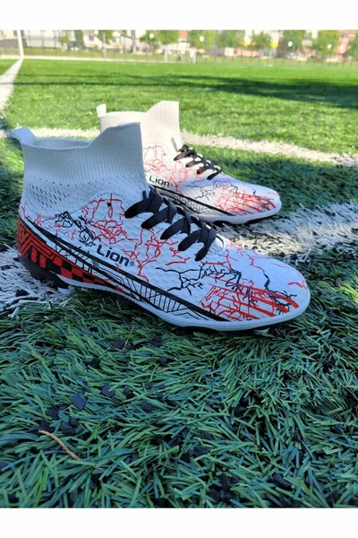 Football boots football shoes with socks are suitable for use on turf and artificial turf