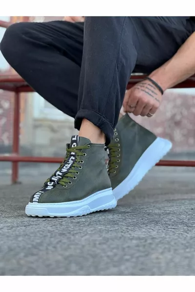  Мужские полуботильоны цвета хаки