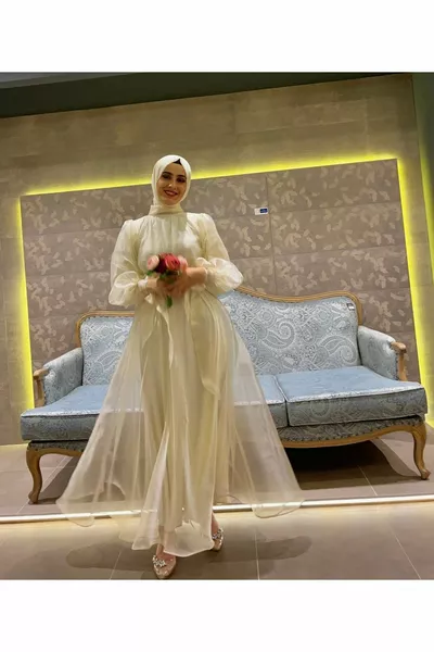 فستان سهرة محجاب