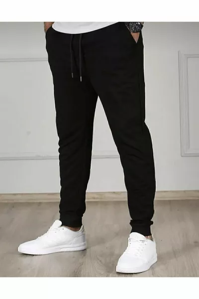 Men's Black Slim Fit Jogger Sweatpants