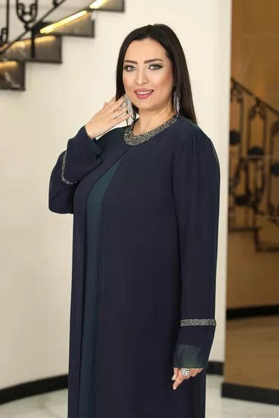 Sultan Plus Size Hijab Evening Dress