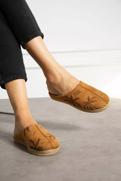 Modafrato PALM شباشب منزلية نسائية أحذية منزلية مطاطية