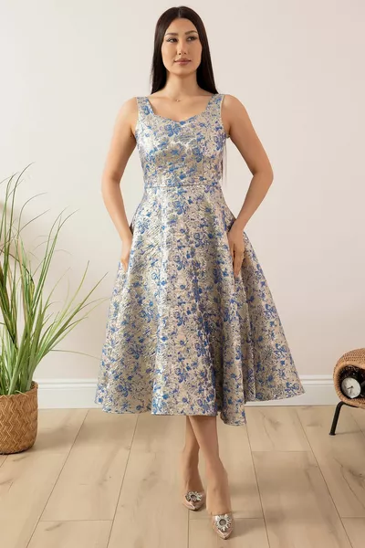 Glitter dikke jurk met bandjes 