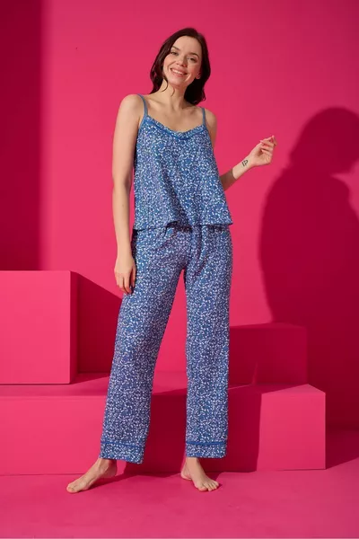 WOVEN PAJAMA SET
