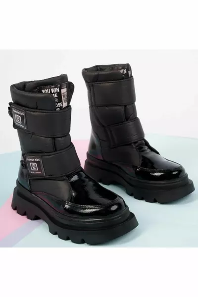 Nuovi stivali da neve invernali in tessuto paracadute in pile di stagione