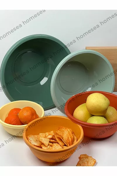 5-Piece Round Basin Nesting Set Bucket