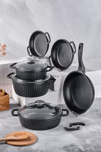 Set di Pentole Valeriya in 9 Pezzi