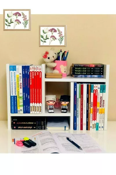 Bibliothèque de bureau réglable Tidy, organisateur de bureau, étagère pour bureau