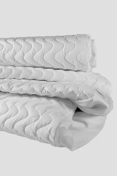 Микро Плътно Прилепнал Водоустойчив Ликвиден Едно- и Двуспален Бял Протектор за Матрак