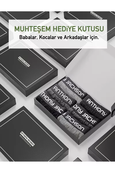 6er Pack Premium Herrenboxer mit Elasthan, Lion