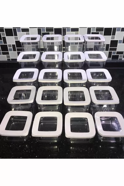 Комплект 4 прозрачни вакуумни кутии за съхранение