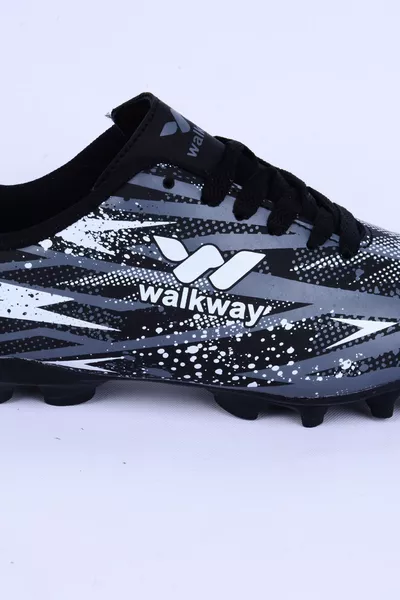 Power Kr-F Удобни подметки Черни футболни обувки за момчета