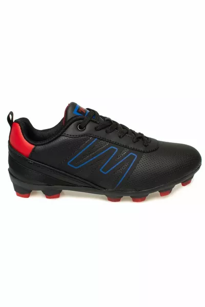  F Football Boots Black Kids Sneakers