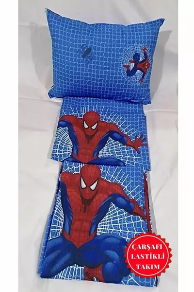 Set di Biancheria da Letto di Spider-Man (Lenzuolo con Angoli )