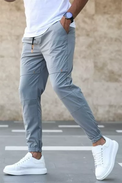 بنطال رياضي أساسي مدخن 