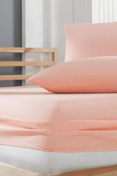 Akfil Fabric Fitted Sheet Set with Elastic and Pillowcases