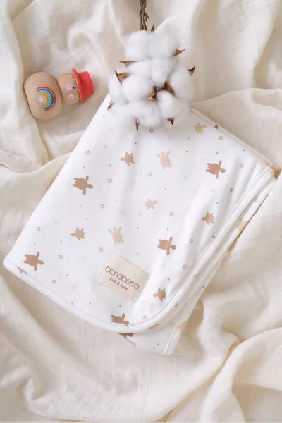 Double-Sided Interlock Cover & Blanket % Cotton Oeko-Tex Certified  x  cm