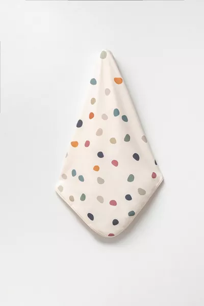 Polka Dot Double-Layer Cotton Newborn and Multi-Purpose % Cotton Baby Blanket