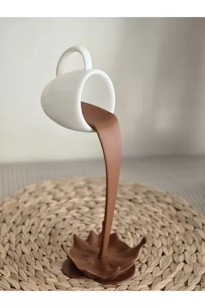 Decorative Spilled Coffee Figure - Coffee Corner