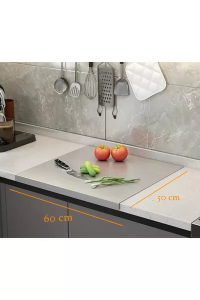 Protezione per banco in metallo inox  x  cm 1 pezzo