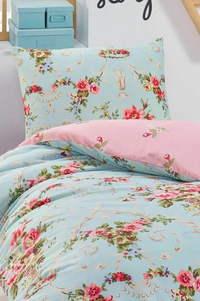 Set de linge de lit junior simple Alanur Mint