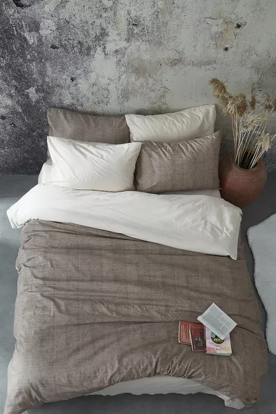 % Katoen Dubbelzijdig Tweepersoonsdekbedovertrek Set