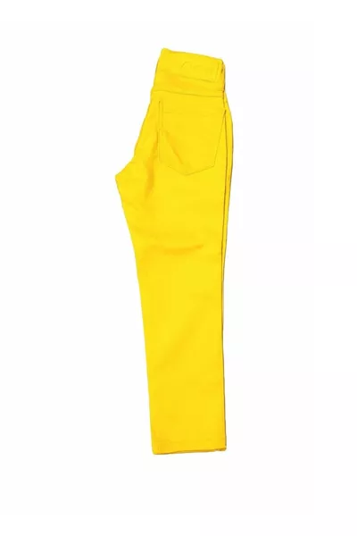 Boys' Yellow Linen Pants