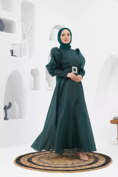 فساتين سهرة بلجيكية - أخضر زمردي