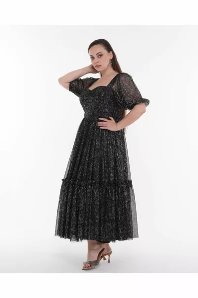 مارنيش قلب طوق مساء اللباس