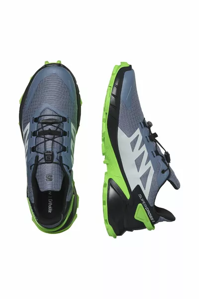 رمادي - أخضر – حذاء جري للرجال _SUPERCROSS 4
