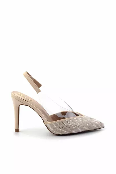 Матовый бежевый хромой камень женские вечерние туфли 