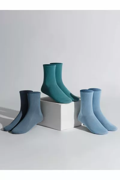 كلية الجوارب القطنية المقبس 6 أزواج