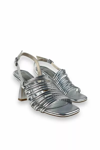 Onl Месингови сандали на ток Рафт вратовръзка на глезена Lucest New