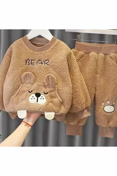 Зимний сладкий плюшевый топ 2 Комплект