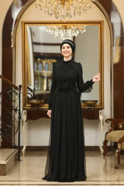 Flower Hijab Abiti da sera