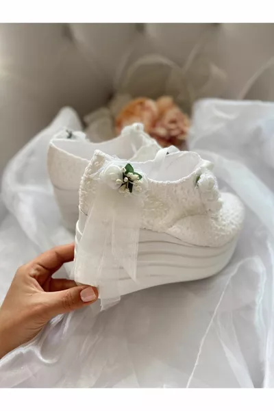 Women Padded Heel Casual Wedding Dress Shoes 