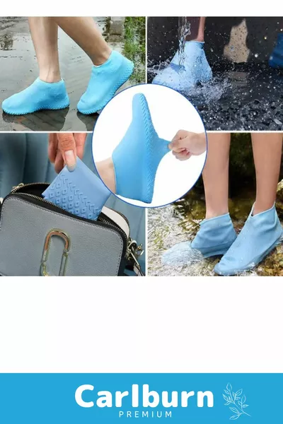 قسط عدم الانزلاق المياه الترابية والدليل على تسرب مرنة حامي الأحذية المطر سيليكون القضية