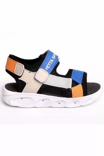 Детские повседневные мягкие легкие сандалии с подсветкой