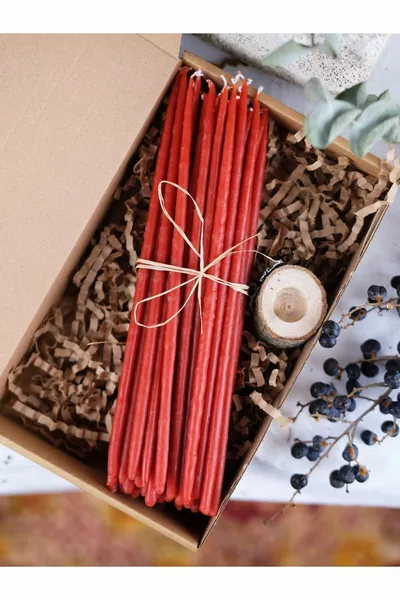 Cerimonia dei desideri Candela di cera rituale  pezzi Slim Thin  cm Dimensione 5-7 mm Diametro