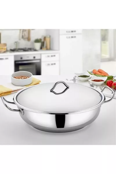 Mega Wide Stainless Steel Rice Pot  CM