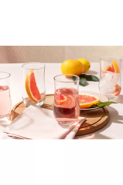 Набор из 4 стаканов для напитков Coralie