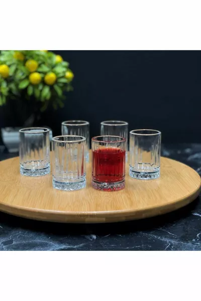 Bicchieri da Shot in Cristallo Elysia, Bicchieri d'Acqua da  cc per Caffè, Set da 6