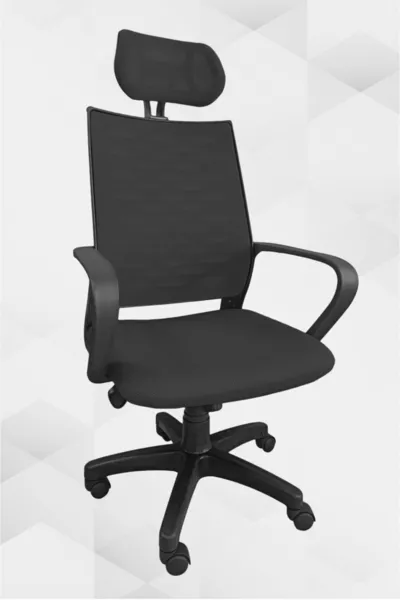 Sedia per ufficio da dirigente Atlas con rete in plastica per computer e lavoro