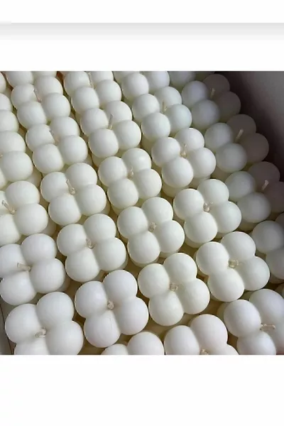  Bougies Mini Bubble pour Cadeaux de Mariage, Fiançailles, Promesse