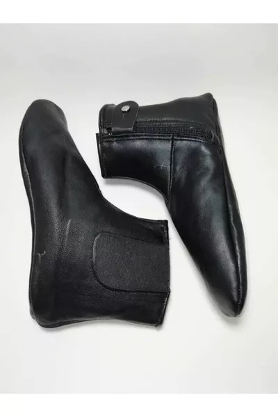 Astarlı Koyun Derisi Mest-mest Çorap-koyun Derisi - Lastikli - Miflonlu Mest  No