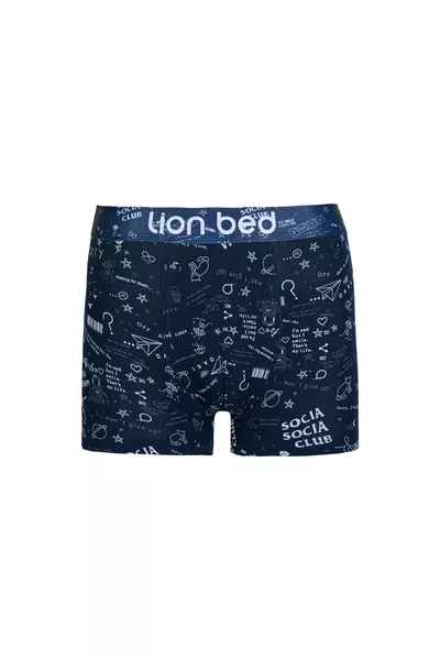 بوكسر رجالي قطن بنقش فاخر عبوة 5 قطع 