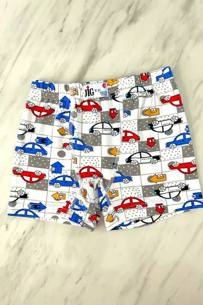 Boys' Cotton Boxers 5-Pack with Patterns