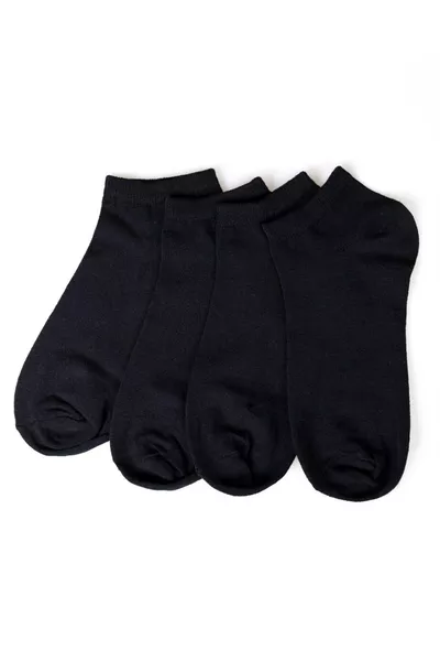 زوجان من جوارب الرجال باللون الأزرق الداكن