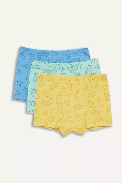 Boys' Patterned 3-Pack Boxer Shorts SP